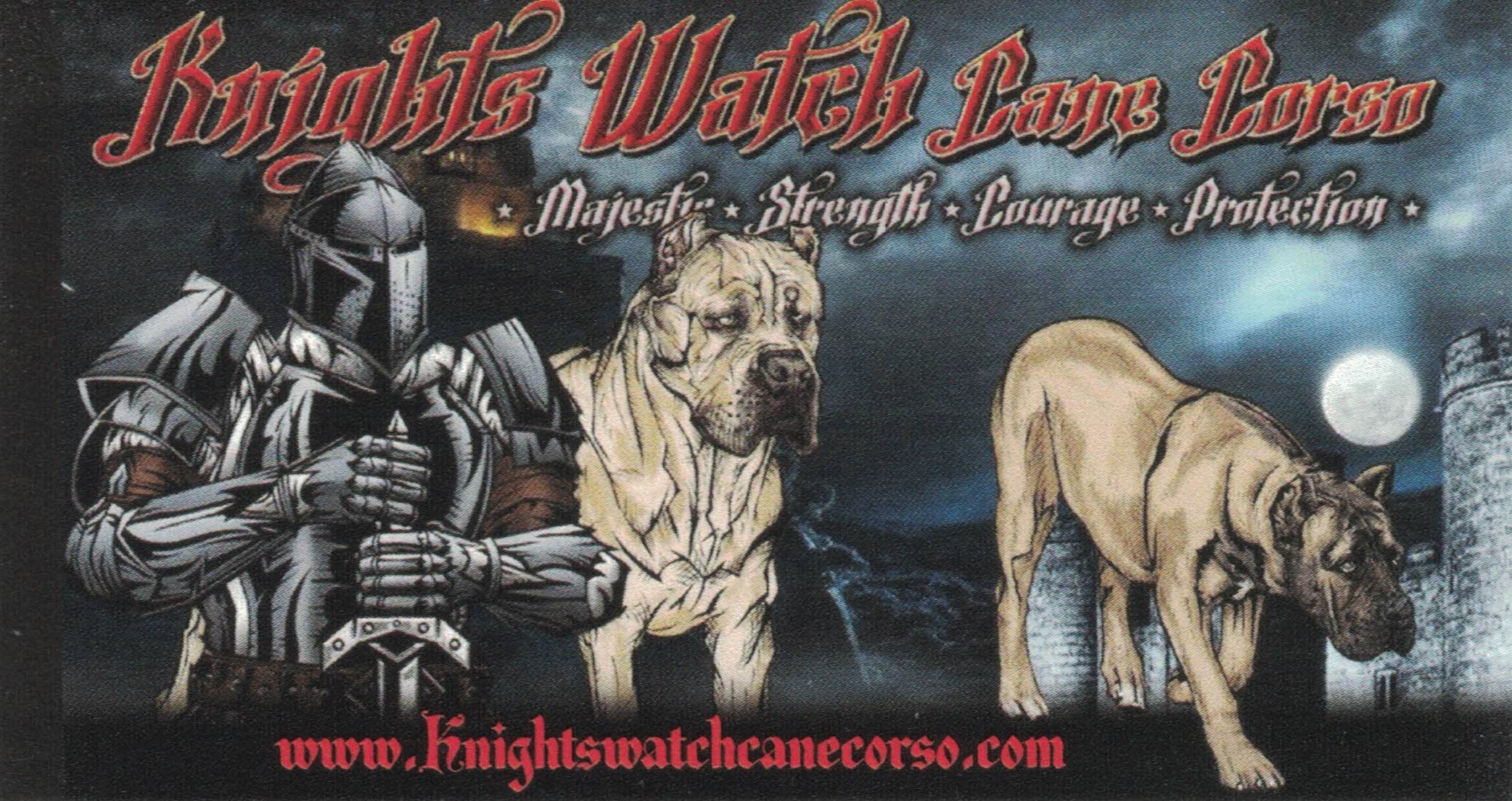 Knights Watch Cane Corso | Skyview Dr, Scotrun, PA 18355, United States | Phone: (570) 350-2045