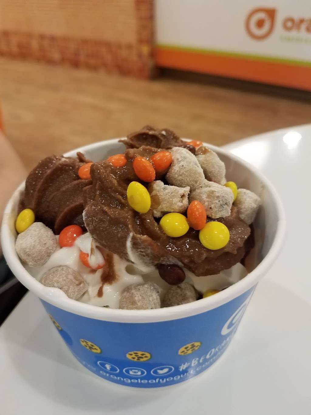 Orange Leaf | 1190 W Sunset Dr Ste 110, Waukesha, WI 53189, USA | Phone: (262) 408-2423