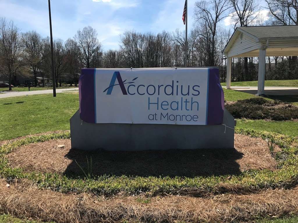 Accordius Health at Monroe | 204 E Old Hwy 74, Monroe, NC 28112, USA | Phone: (704) 800-0601