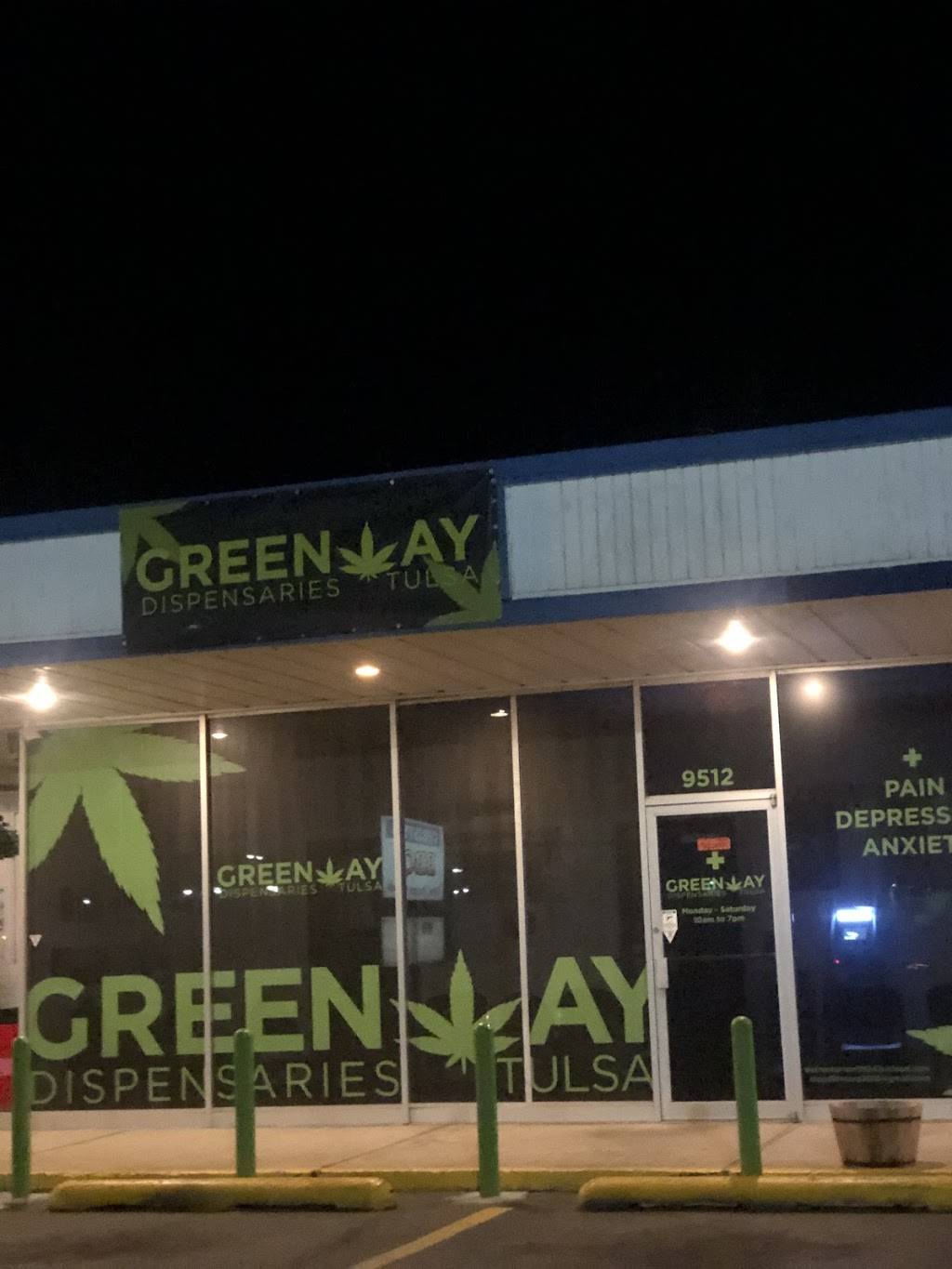 Greenway Dispensary | 9512 E Pine St, Tulsa, OK 74115, USA | Phone: (918) 960-2027