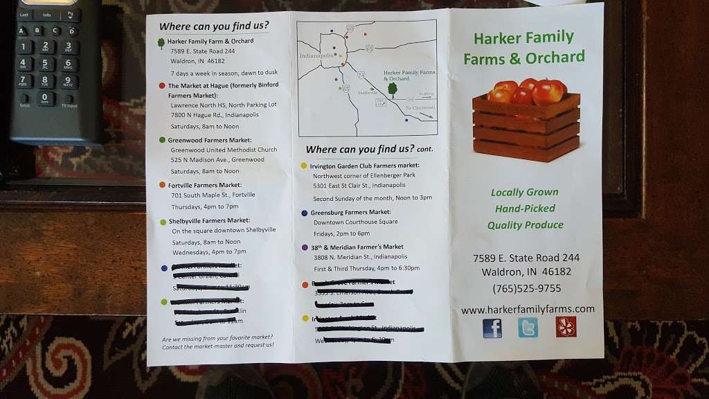 Harker Family Farms & Orchard, 7589 IN-244, Waldron, IN 46182, USA