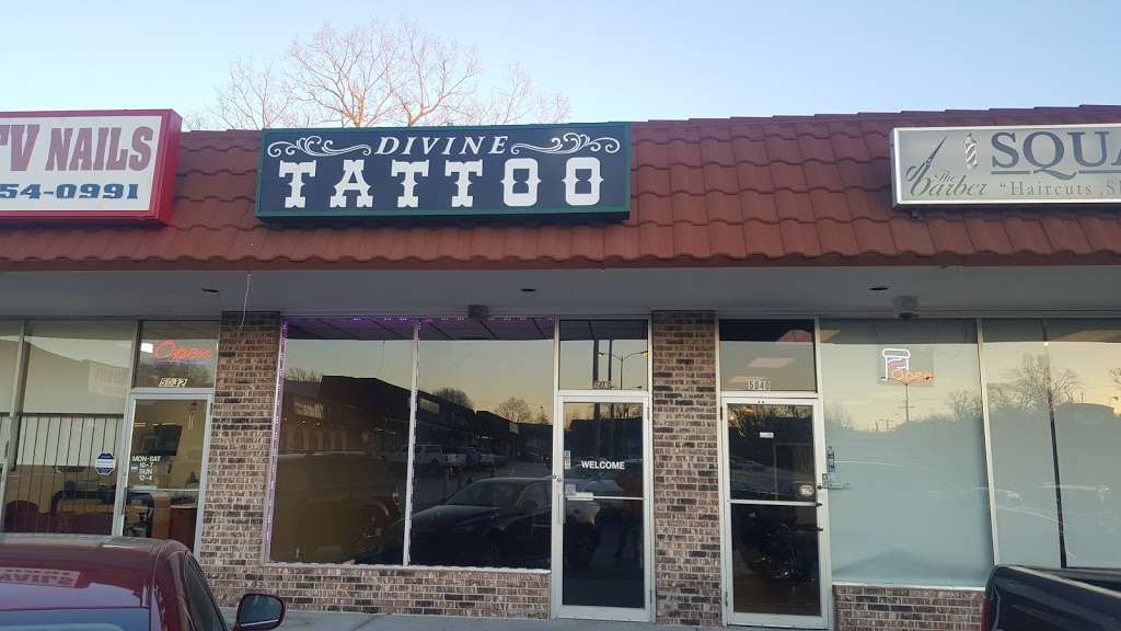 Divine Tattoo Parlor | 5036 NE Parvin Rd, Kansas City, MO 64117, USA | Phone: (816) 569-2926