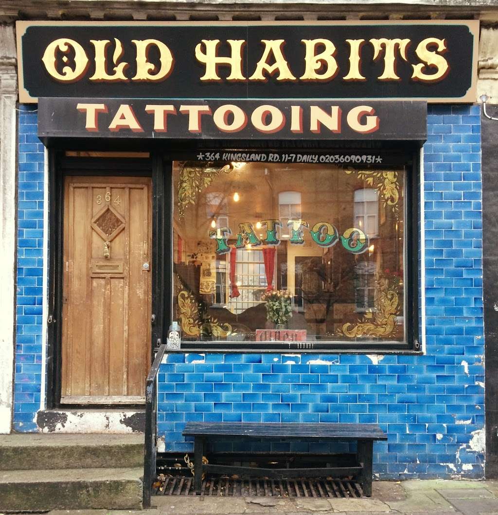 Old Habits Tattoo | 364 Kingsland Rd, London E8 4DA, UK | Phone: 020 3609 0931