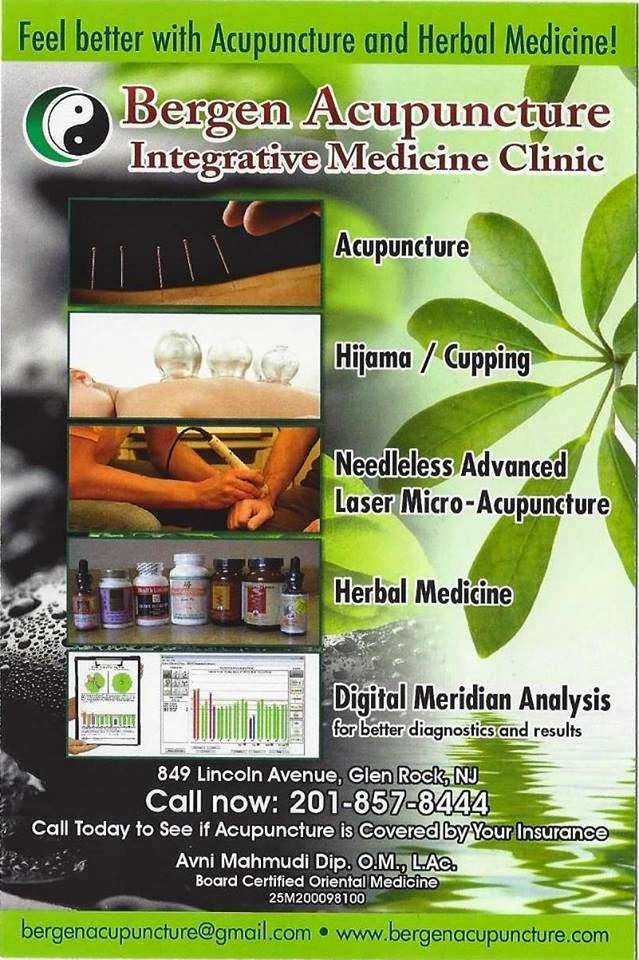 Bergen Acupuncture Integrative Medicine Clinic | 849 Lincoln Ave, Glen Rock, NJ 07452 | Phone: (201) 857-8444