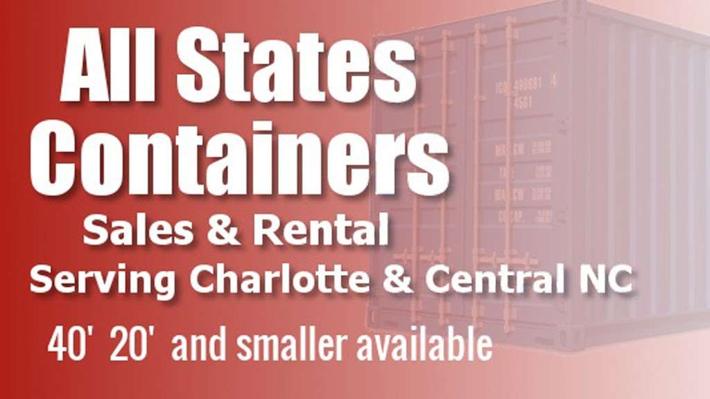 All States Containers | 10114 Royshall Dr, Pineville, NC 28134, USA | Phone: (704) 802-7700