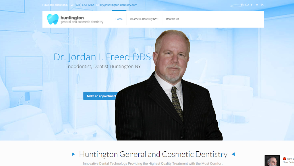 Huntington General and Cosmetic Dentistry | 199 W Neck Rd, Huntington, NY 11743, USA | Phone: (631) 673-1212