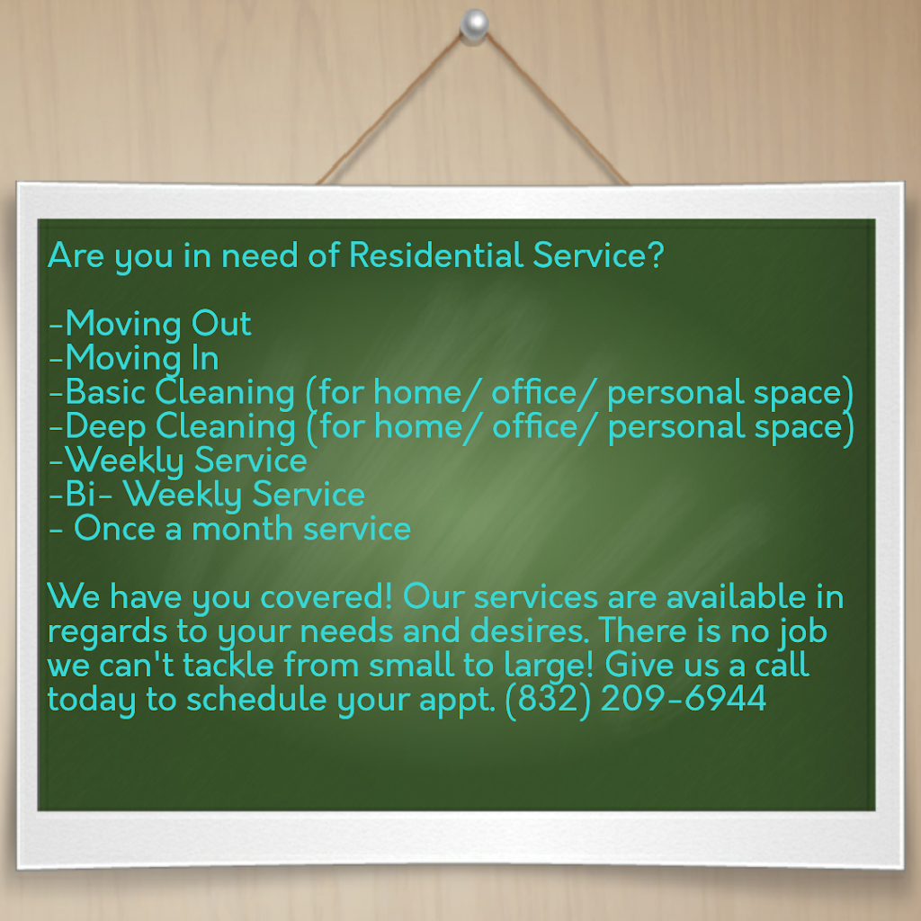 Majestic Cleaning and Organizing Services | 1620 Peach Leaf St lot d-6, Houston, TX 77039, USA | Phone: (832) 209-6944