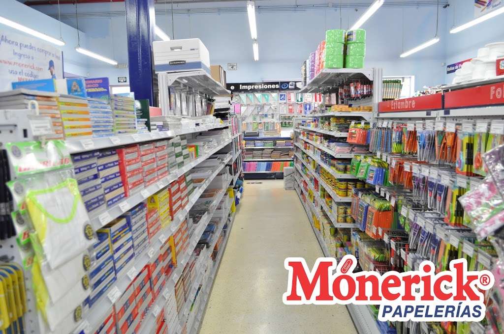 Mónerick Papelerias | Boulevard Agua Azul 7200 Col. Loma Bonita Norte, Plaza Comercial, Loma Bonita, 22180 Tijuana, B.C., Mexico | Phone: 664 700 6002