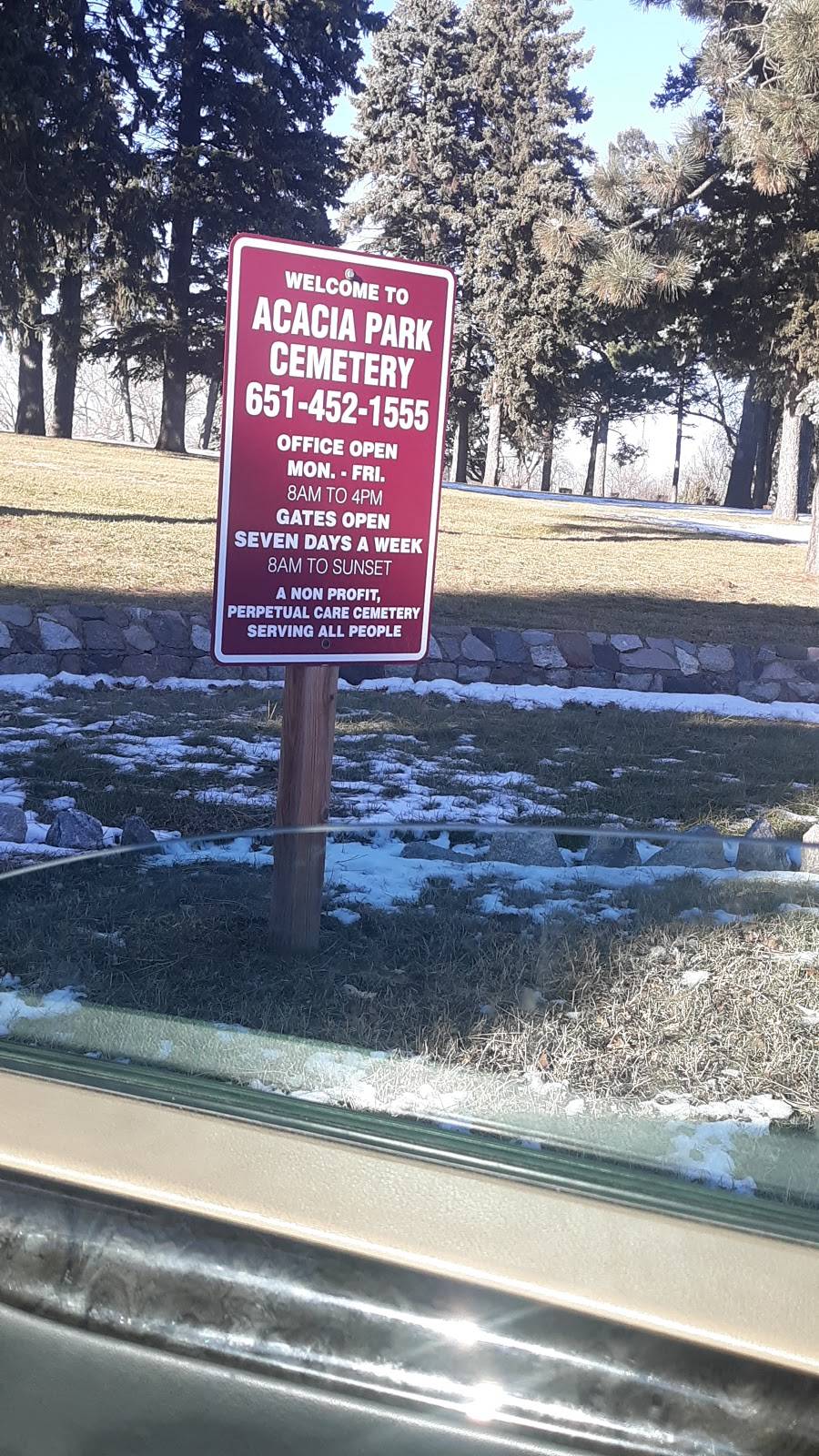 Acacia Park Cemetery | 2151 Pilot Knob Rd, St Paul, MN 55120, USA | Phone: (651) 452-1555