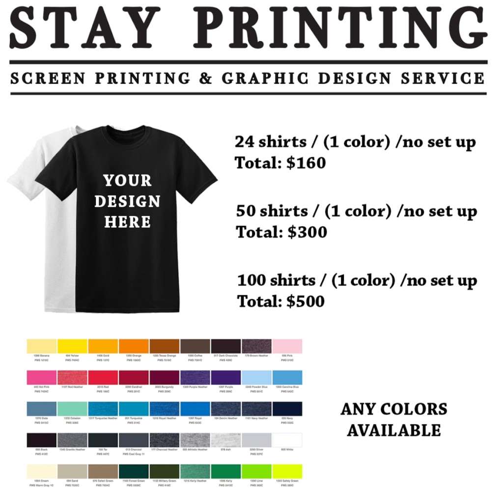 Stay Printing | 12300 Washington Blvd ste U, Whittier, CA 90606, USA | Phone: (562) 351-7831