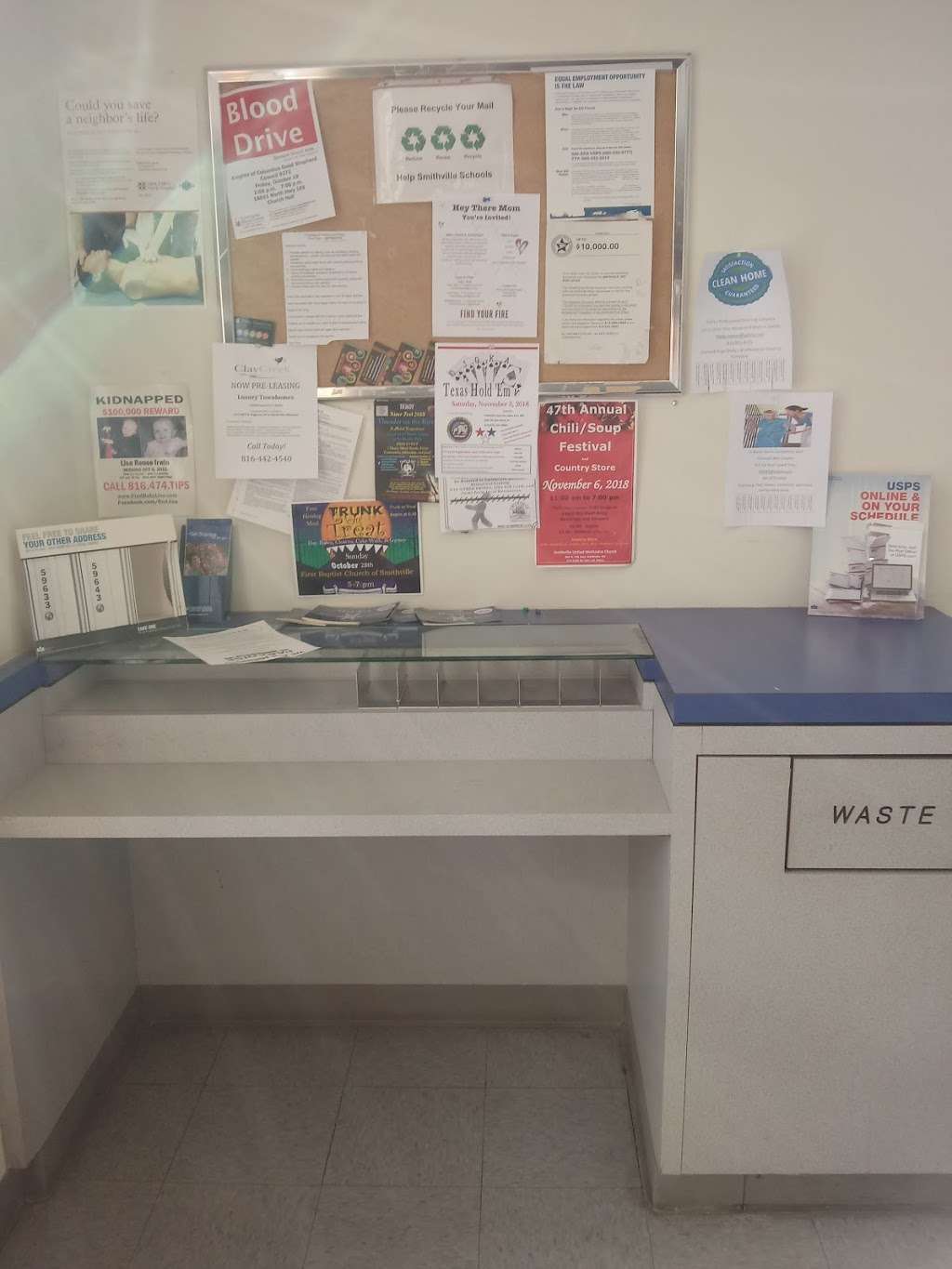 United States Postal Service | 206 Richardson St, Smithville, MO 64089, USA | Phone: (800) 275-8777