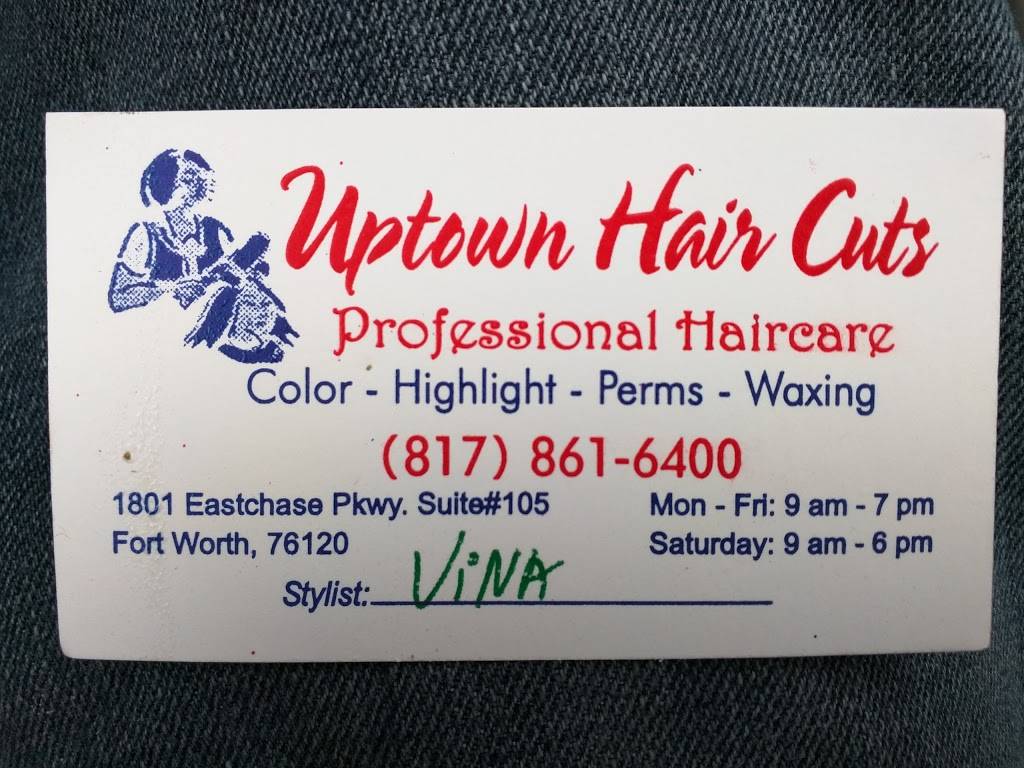 Uptown Haircuts | 1801 Eastchase Pkwy # 105, Fort Worth, TX 76120, USA | Phone: (817) 861-6400