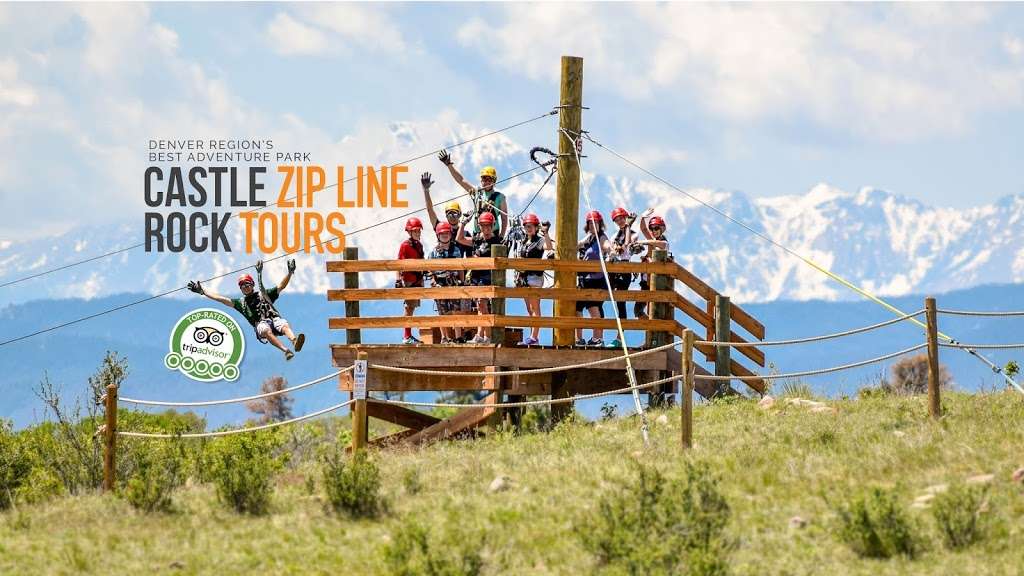 Castle Rock Zip Line Tours | 1375 W Plum Creek Pkwy, Castle Rock, CO 80109, USA | Phone: (720) 733-9477