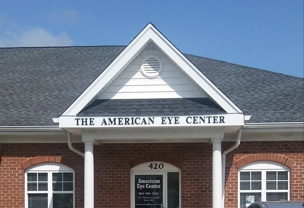 American Eye Center, Dr. Clifton Peay | 2002 Bremo Rd Suite 200, Richmond, VA 23226, USA | Phone: (804) 559-7002