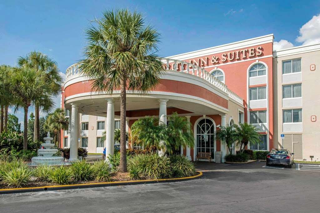 Quality Inn & Suites Near the Theme Parks | 5635 Windhover Dr, Orlando, FL 32819, USA | Phone: (407) 370-5100