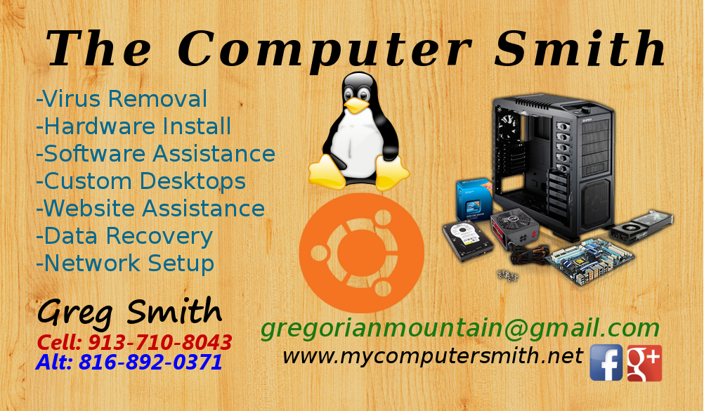 The Computer Smith | 423 1st St, Drexel, MO 64742, USA | Phone: (816) 892-0371