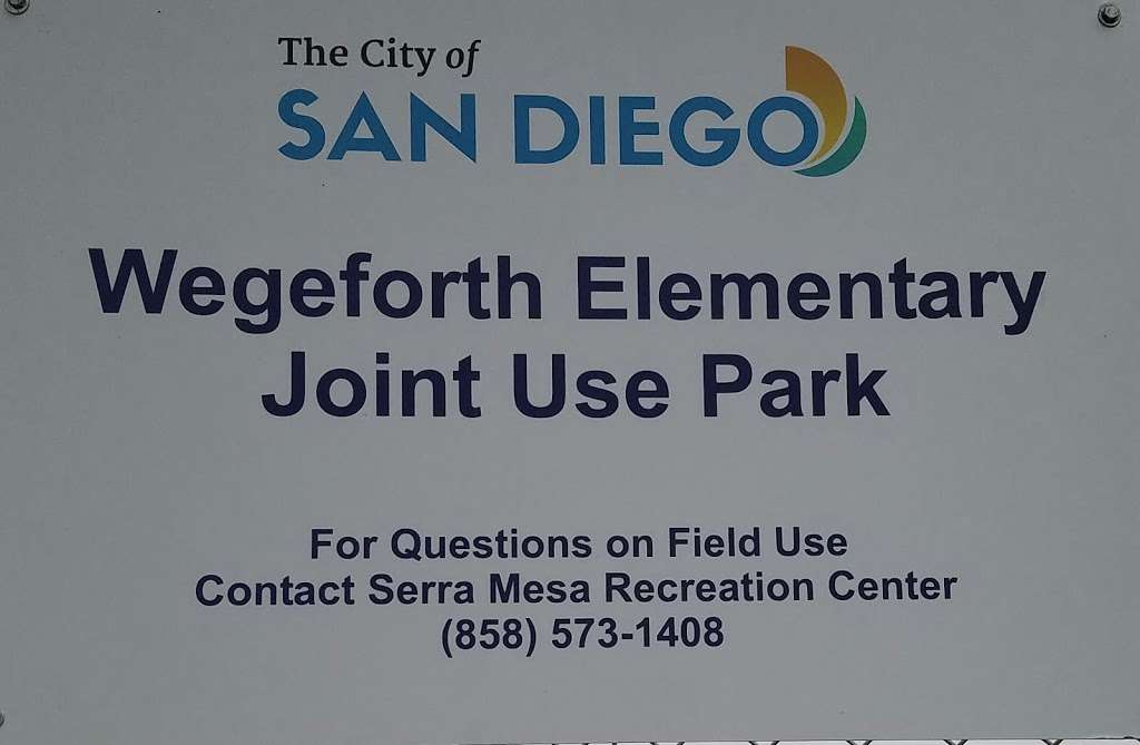Wegeforth Elementary Joint Use Park | 3384 Glencolum Dr, San Diego, CA 92123, USA