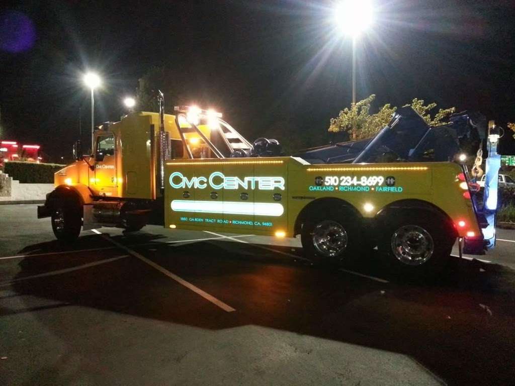 Civic Center Towing, Transport & Road Service | 1880 Garden Tract Rd, Richmond, CA 94801, USA | Phone: (510) 234-8699