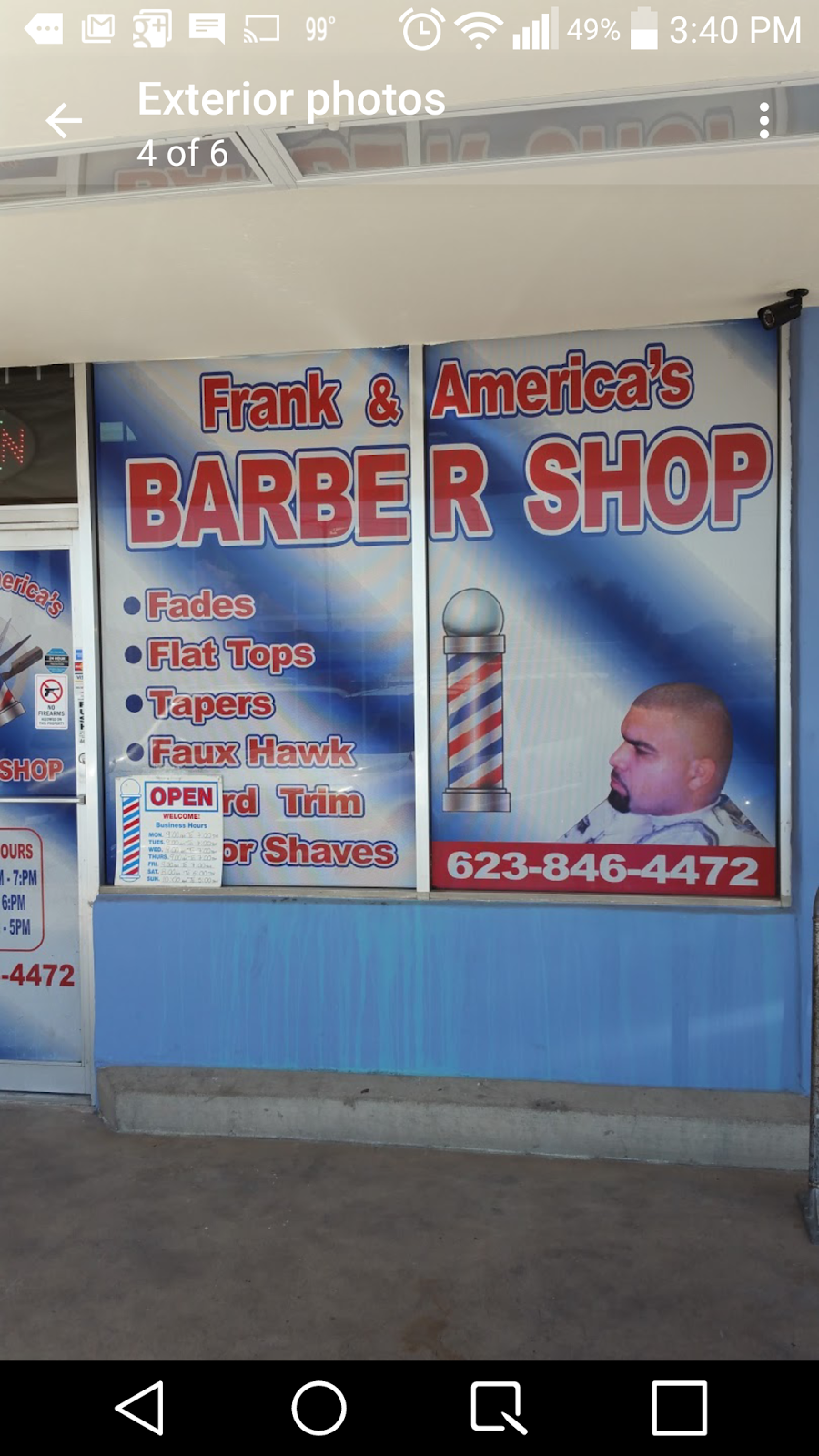 Frank & Americas Barbershop | 4105 N 51st Ave #105, Phoenix, AZ 85031 | Phone: (602) 842-9934