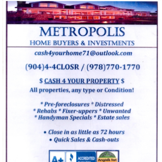 METROPOLIS PRE-FORECLOSURES & ACQUISITIONS | 20 Mill St, Dracut, MA 01826, USA | Phone: (978) 918-6569