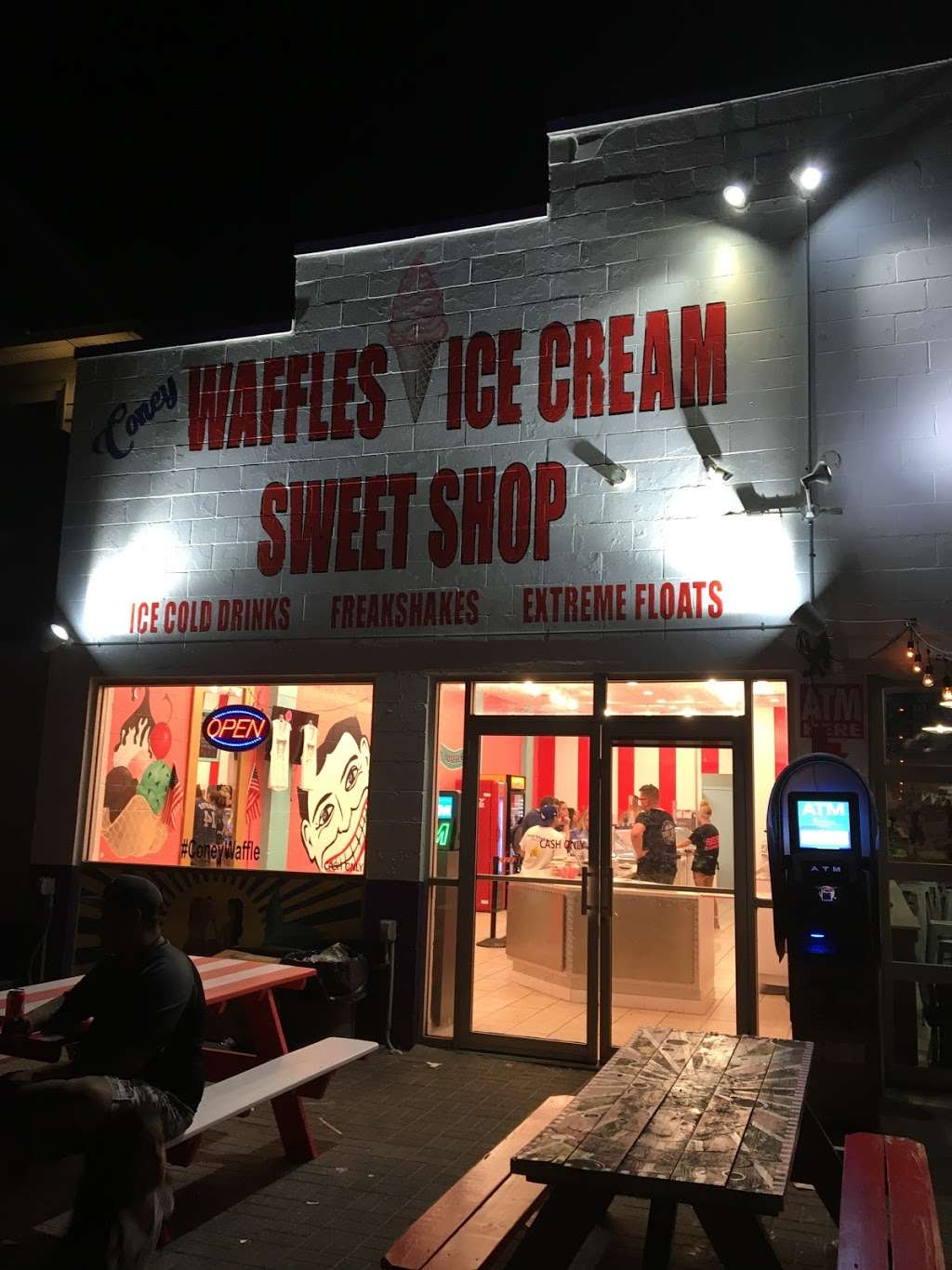 Coney Waffle, Ice Cream and Sweet Shop | 803 Ocean Ave, Belmar, NJ 07719, USA | Phone: (732) 556-6951