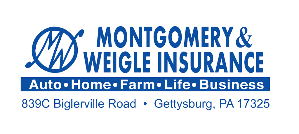 Montgomery & Weigle Insurance Inc | 839C Biglerville Rd, Gettysburg, PA 17325, USA | Phone: (717) 334-5964