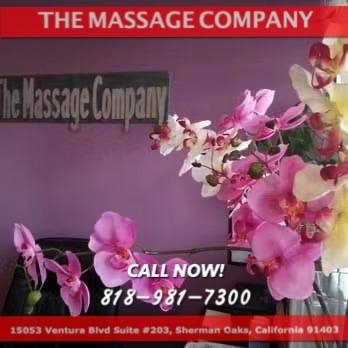 The Massage Company | 15053 Ventura Blvd Suite #203, Sherman Oaks, CA 91403, United States | Phone: (818) 981-7300