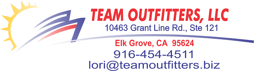 Team Outfitters | 10463 Grant Line Rd Suite 121, Elk Grove, CA 95624, USA | Phone: (916) 454-4511