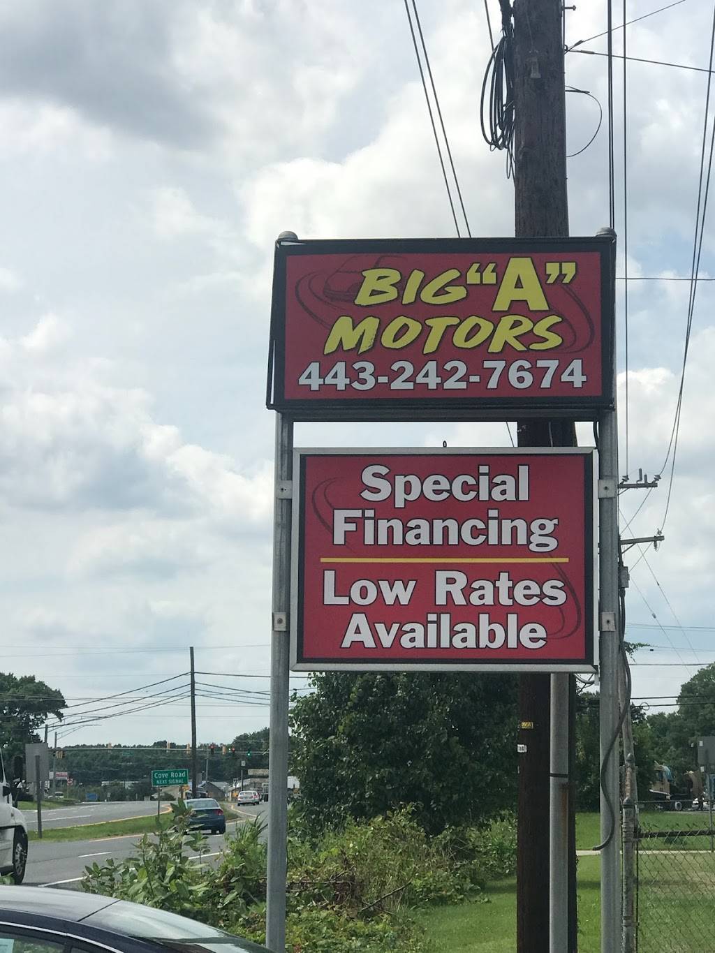 Big A Motors | 3928 North Point Blvd, Dundalk, MD 21222, USA | Phone: (443) 242-7674