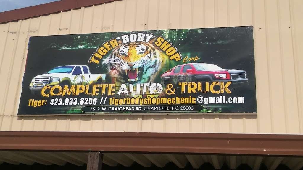 Tiger Body Shop | 1512 W Craighead Rd, Charlotte, NC 28206, USA | Phone: (423) 933-8206