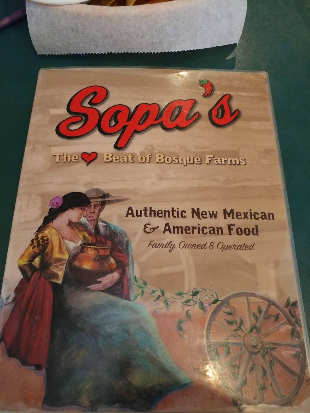 Sopas Restaurant | 1700 Bosque Farms Blvd, Bosque Farms, NM 87068, USA | Phone: (505) 869-9038