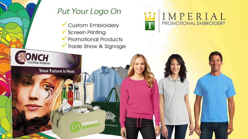 Imperial Promotional Embroidery | 1733 Centre St, Boston, MA 02132, USA | Phone: (617) 323-0100