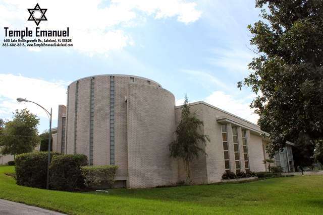 Temple Emanuel of Lakeland | 600 Lake Hollingsworth Dr, Lakeland, FL 33803, USA | Phone: (863) 682-8616