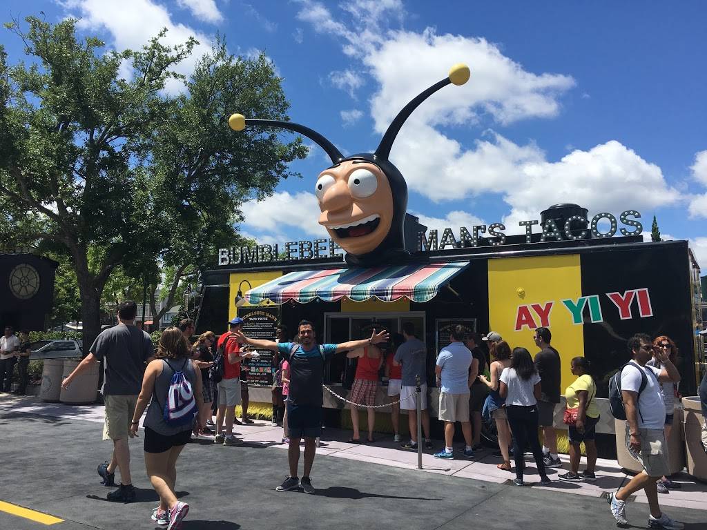 Bumblebee Mans Taco Truck | 100 Universal City Plaza, Universal City, CA 91608, USA | Phone: (800) 864-8377