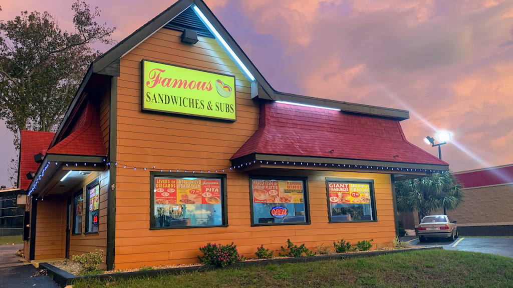 Famous Sandwiches & Subs | 862 Blanding Blvd, Orange Park, FL 32065, USA | Phone: (904) 579-3151