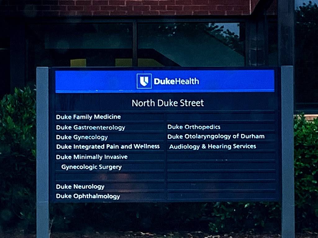 Duke Medical Plaza North Duke Street | 3116 N Duke St, Durham, NC 27704, USA | Phone: (919) 660-2200