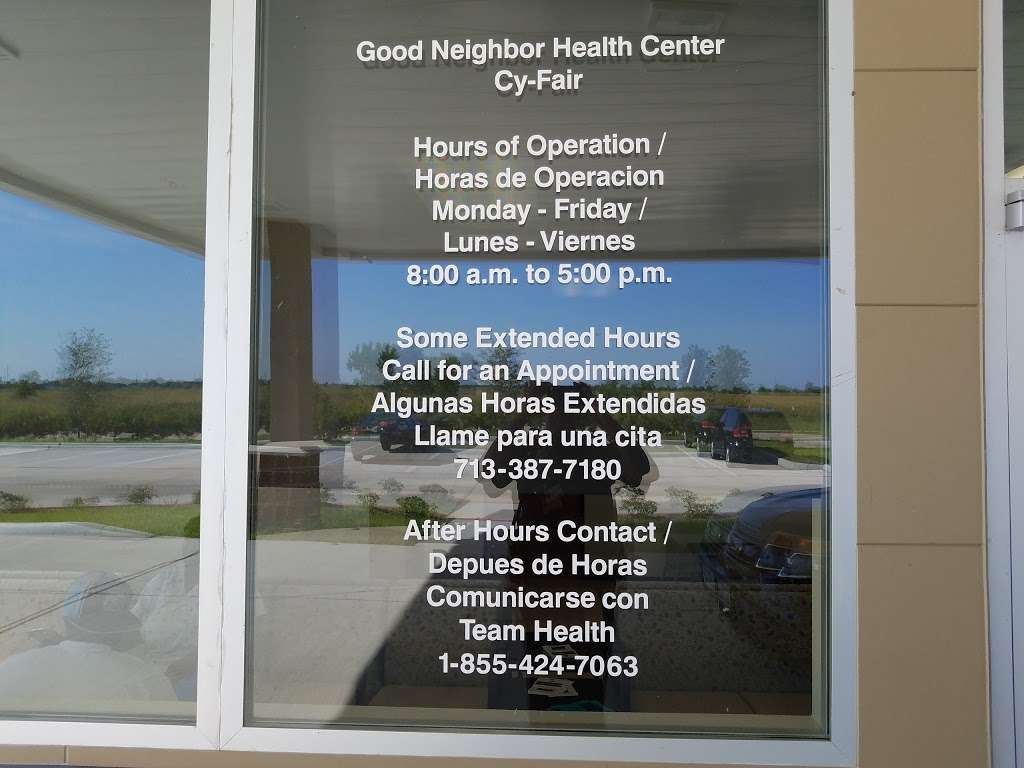 Spring Branch Community Health Center - Cy-Fair Clinic | 7777 Westgreen Blvd, Cypress, TX 77433, USA | Phone: (713) 387-7180