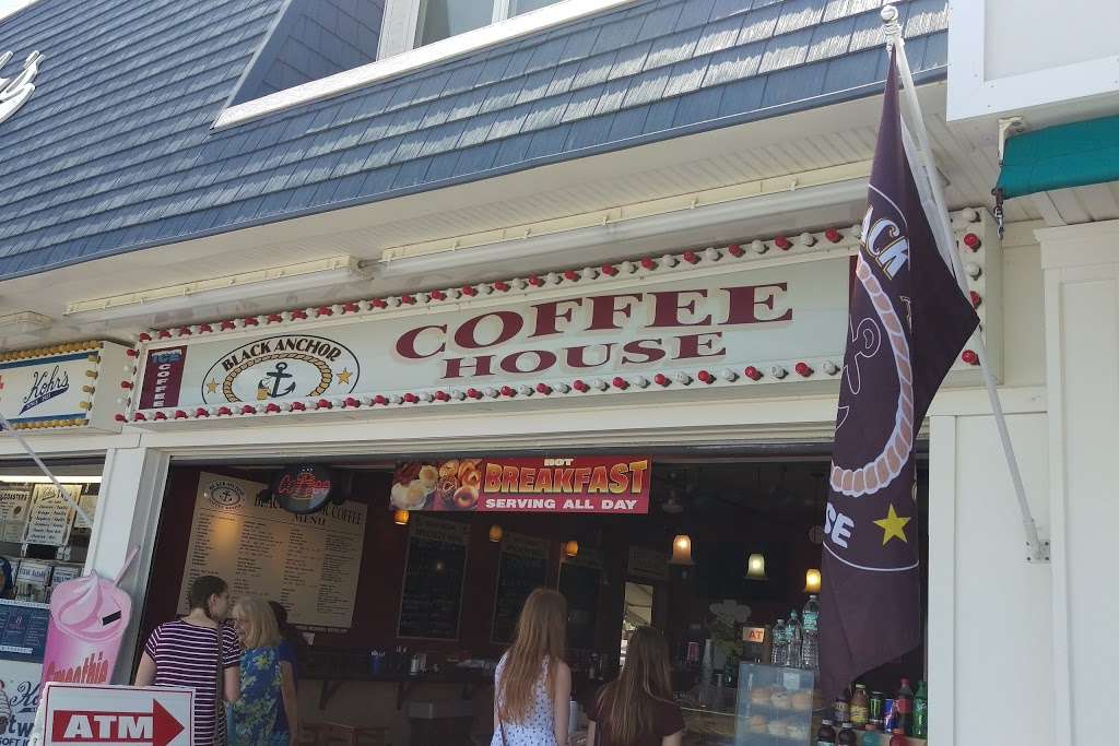 Black Anchor Coffee House | 409 Boardwalk, Point Pleasant Beach, NJ 08742, USA | Phone: (732) 899-9444