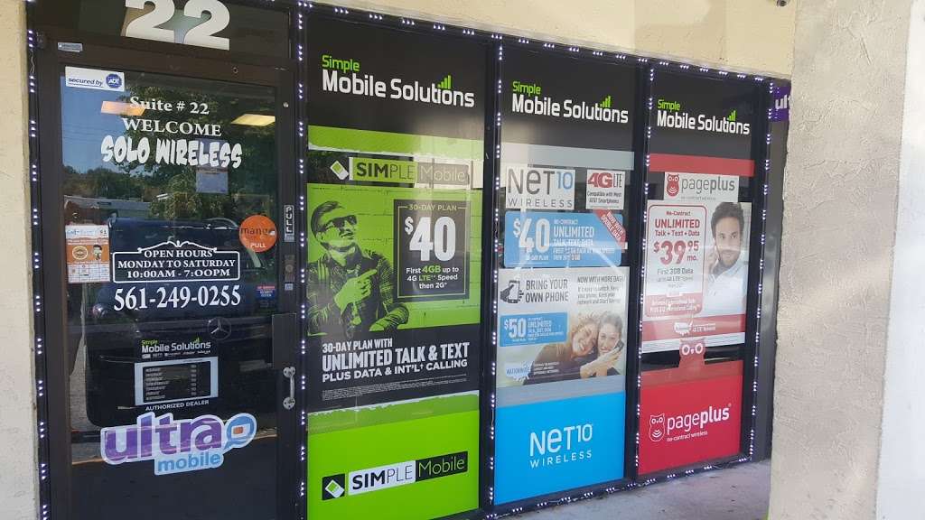 Solo Wireless | 2695 N Military Trl #22, West Palm Beach, FL 33409 | Phone: (561) 249-0255