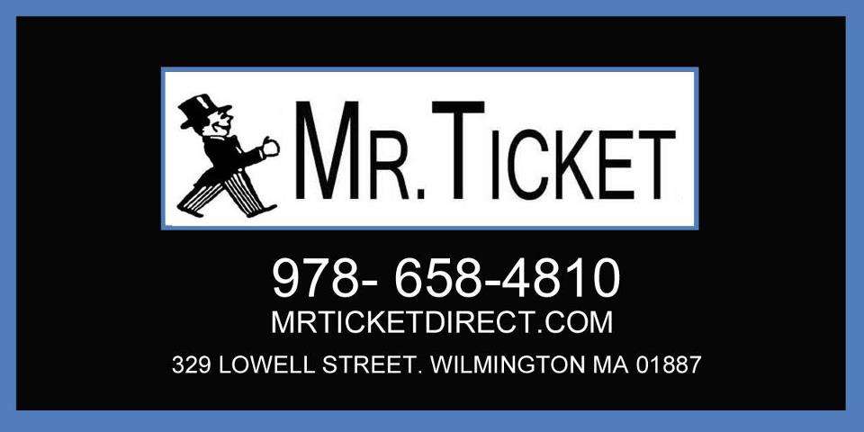 MR TICKET | 329 Lowell St, Wilmington, MA 01887, USA | Phone: (978) 658-4810