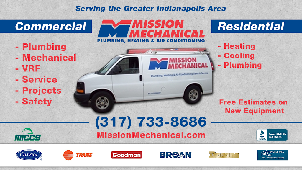 Mission Mechanical | 4437 Bragdon St, Lawrence, IN 46226, USA | Phone: (317) 733-8686