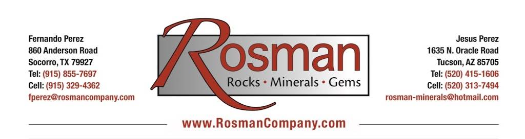 Rosman Company | 860 Anderson Rd, Socorro, TX 79927, USA | Phone: (915) 855-7697