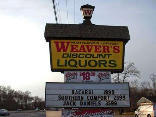 Weavers Discount Liquors | 1747 W Pulaski Hwy, Elkton, MD 21921, USA | Phone: (410) 287-5710