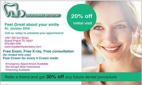 Loyal Family Dentistry | 1021 SW 3rd St, Grand Prairie, TX 75051, USA | Phone: (972) 264-4791