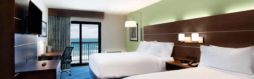 Holiday Inn Express & Suites Oceanfront Daytona Beach Shores | 3301 S Atlantic Ave, Daytona Beach Shores, FL 32118, USA | Phone: (386) 767-1711