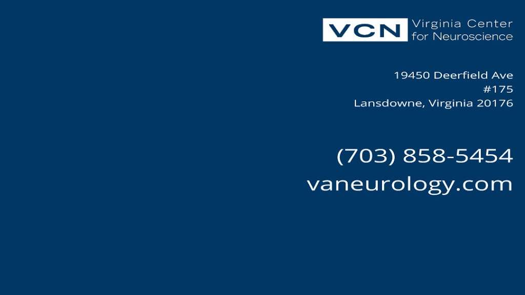 Virginia Center for Neuroscience | 19490 Sandridge Way #260, Lansdowne, VA 20176, USA | Phone: (703) 293-5244