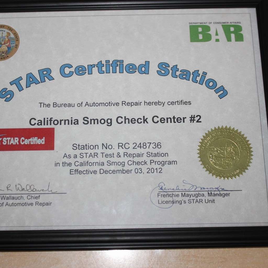 California Smog Check Centers | 26524 Ruether Ave #503, Santa Clarita, CA 91351 | Phone: (661) 299-4516