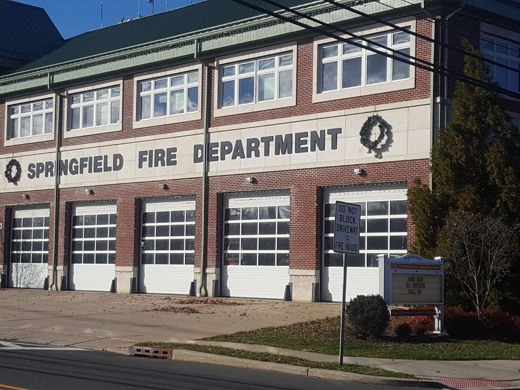 Springfield Township Fire | 200 Mountain Ave, Springfield Township, NJ 07081, USA | Phone: (973) 912-2265