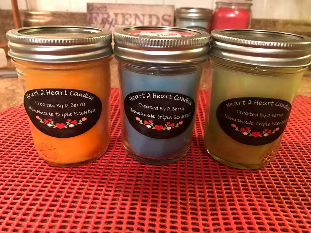 heart 2 heart candles created by donna | 157 Chadwick Ave, Linwood, PA 19061 | Phone: (484) 854-3600