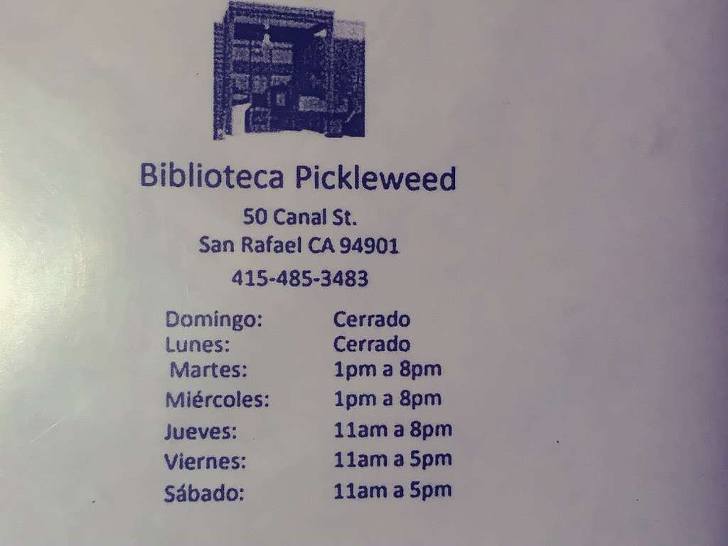 Pickleweed Library | 50 Canal St, San Rafael, CA 94901 | Phone: (415) 485-3483